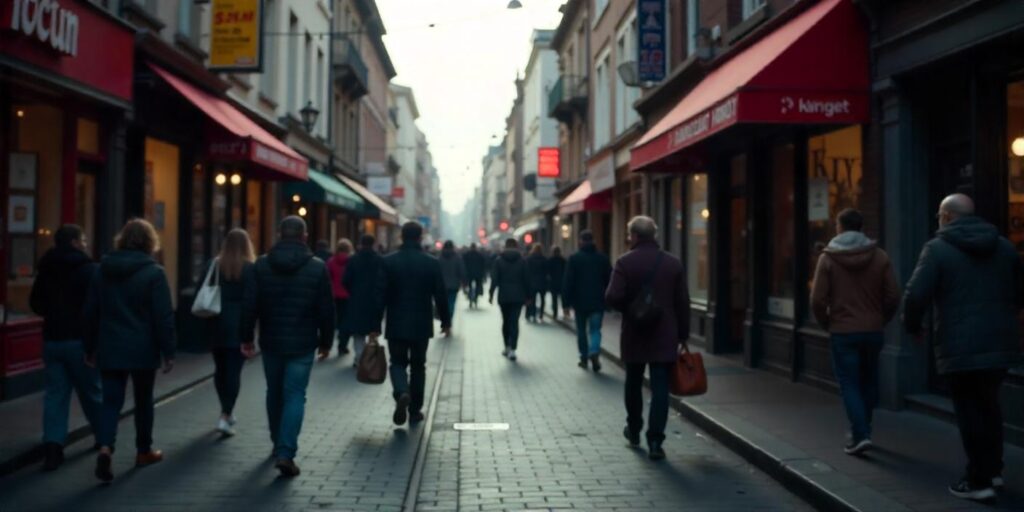 Local businesses competing in a crowded market.